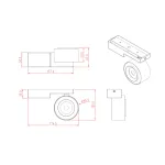 Светильник на штанге Maytoni Treo C062CL-L12B3K Цвет арматуры черный Цвет плафонов черный