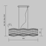 Подвесная люстра Maytoni DIA005PL-06CH