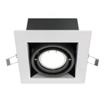 Встраиваемый светильник Maytoni Metal DL008-2-01-W Цвет арматуры черно-белый
