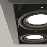 Встраиваемый светильник Maytoni Metal DL008-2-02-B Цвет арматуры черный