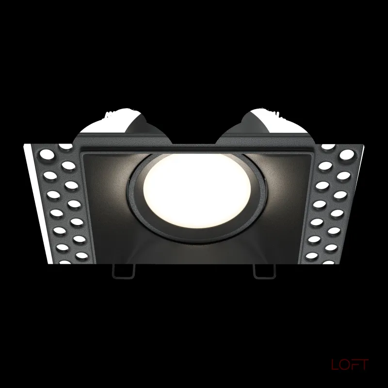 Встраиваемый светильник Maytoni Dot DL042-01-SQ-B