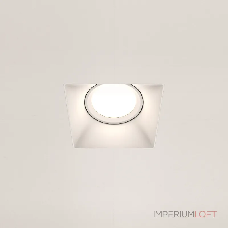 Встраиваемый светильник Maytoni Dot DL042-01-SQ-W