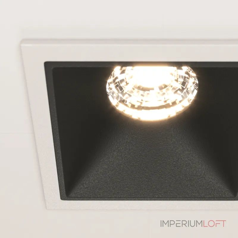 Встраиваемый светильник Maytoni Alfa DL043-01-10W3K-D-SQ-WB