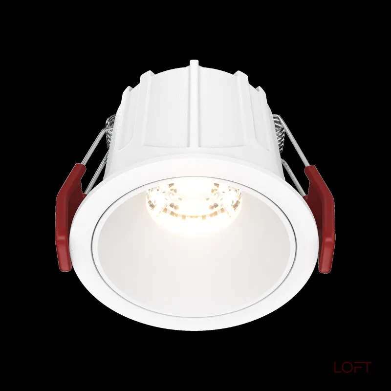 Встраиваемый светильник Maytoni Alfa DL043-01-10W3K-RD-W