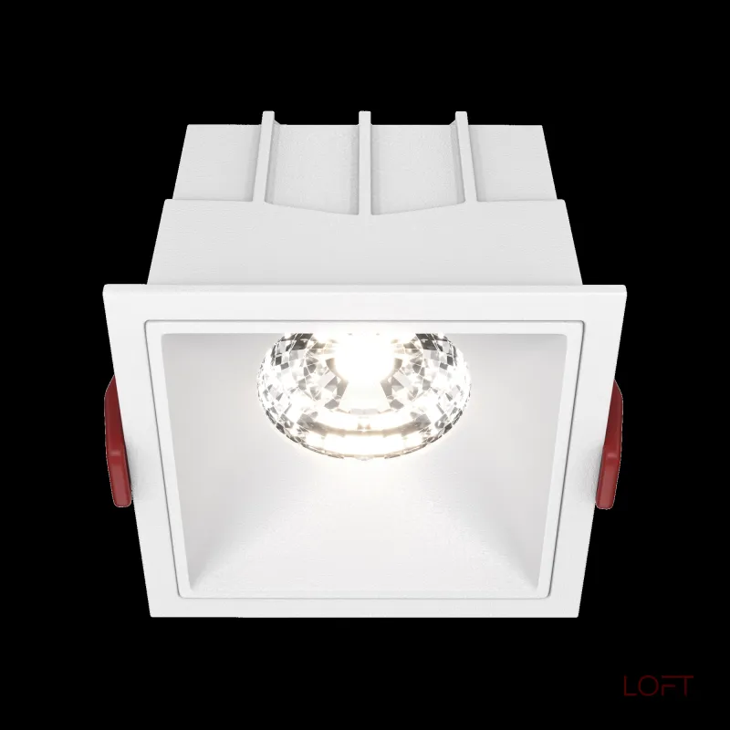 Встраиваемый светильник Maytoni Alfa LED DL043-01-15W4K-SQ-W Встраиваемый светильник Maytoni Alfa LED DL043-01-15W4K-SQ-W