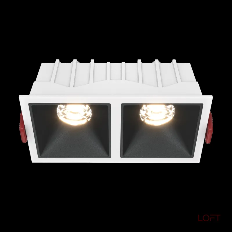 Встраиваемый светильник Maytoni Alfa DL043-02-10W3K-SQ-WB