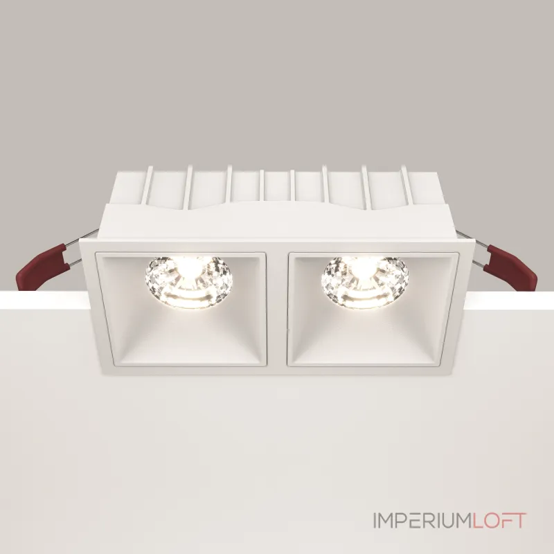 Встраиваемый светильник Maytoni Alfa DL043-02-15W4K-D-SQ-W