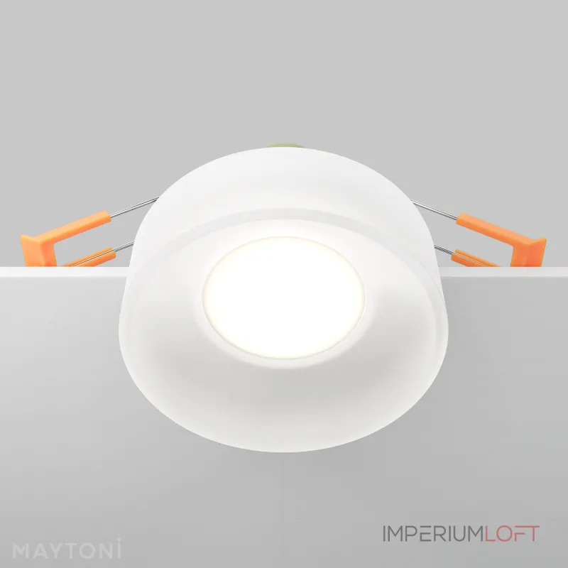 Встраиваемый светильник Maytoni Glasera DL046-01W Цвет арматуры белый Цвет плафонов белый
