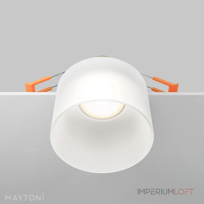 Встраиваемый светильник Maytoni Glasera DL047-01W Цвет арматуры белый Цвет плафонов белый