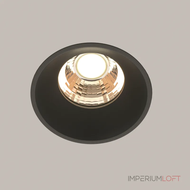 Встраиваемый светильник Maytoni Round DL058, 7W3K, TRS, B