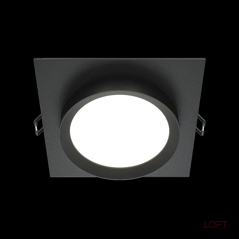 Встраиваемый светильник Maytoni Hoop DL086-GX53-SQ-B