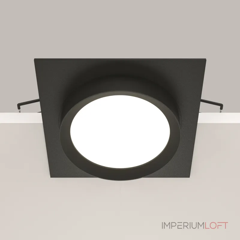 Встраиваемый светильник Maytoni Hoop DL086-GX53-SQ-B