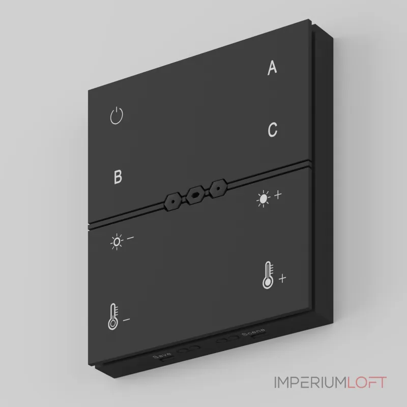 Панель универсальная сенсорная накладная Maytoni Smart Home DRC034, 8, B