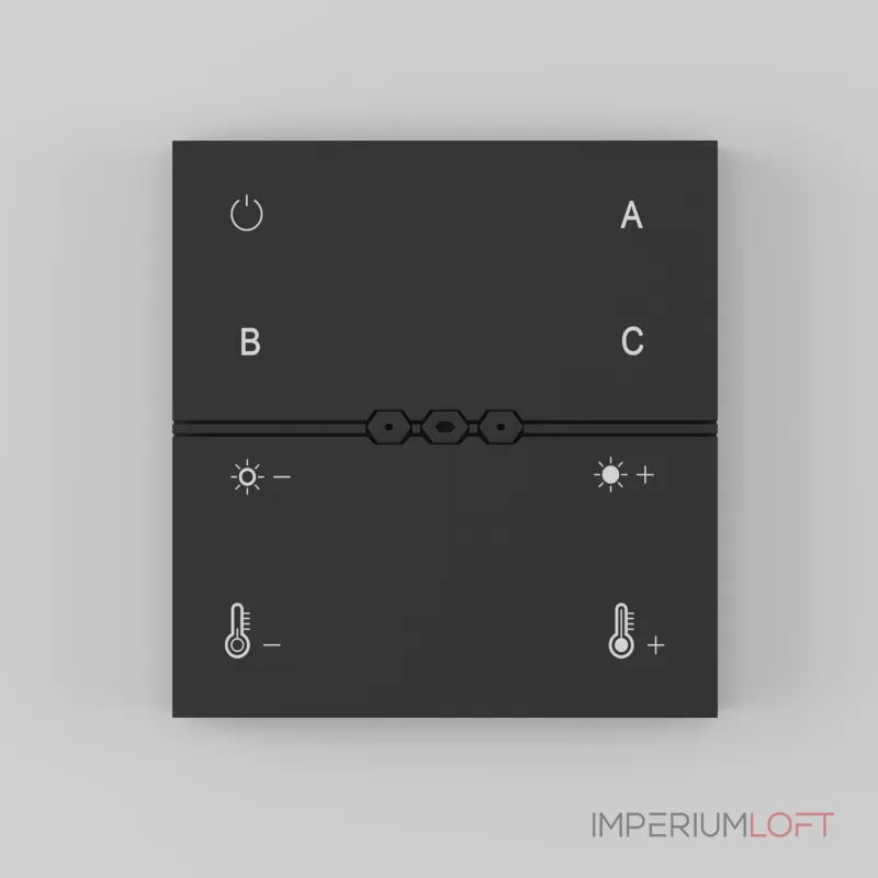 Панель универсальная сенсорная накладная Maytoni Smart Home DRC034, 8, B