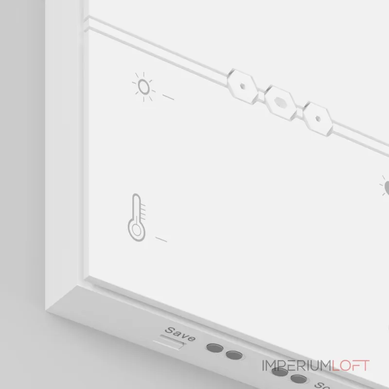 Панель универсальная сенсорная накладная Maytoni Smart Home DRC034, 8, W