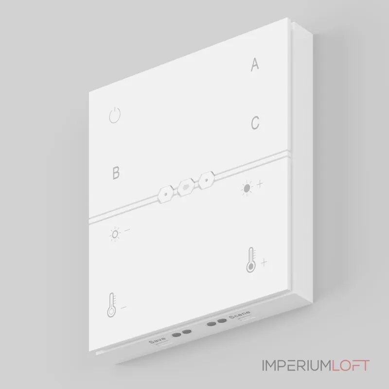 Панель универсальная сенсорная накладная Maytoni Smart Home DRC034, 8, W