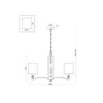 Подвесной светильник Freya FR1007PL-05BS