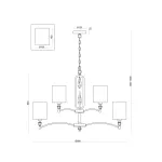 Подвесная люстра Freya FR1007PL-12BS