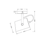 Бра Freya Elori FR4004WL-01WB Цвет плафонов латунь