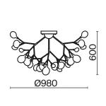 Потолочная люстра Freya FR5049CL-36W1