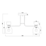 Потолочная люстра Freya FR5094PL-05G
