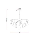 Люстра на штанге Freya FR5104PL-06BS