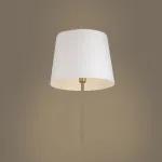 Торшер Freya Sandy FR5118FL-01BS Цвет плафонов белый Цвет арматуры латунь