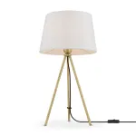 Настольная лампа декоративная Freya Sandy FR5118TL-01BS Цвет плафонов белый Цвет арматуры латунь