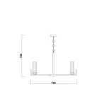 Подвесная люстра Freya FR5214PL-08BS