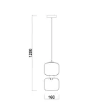 Подвесной светильник Freya FR5215PL-01CH