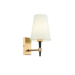 Бра Maytoni Zaragoza H001WL-01BS Цвет арматуры латунь Цвет плафонов белый