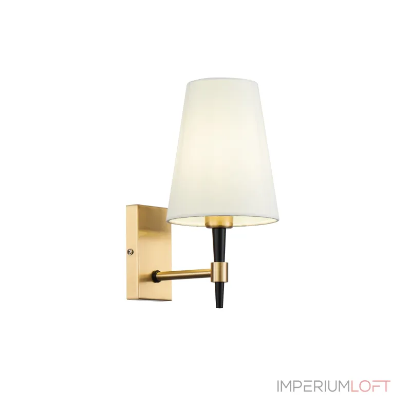 Бра Maytoni Zaragoza H001WL-01BS Цвет арматуры латунь Цвет плафонов белый Бра Maytoni Zaragoza H001WL-01BS Цвет арматуры латунь Цвет плафонов белый