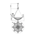 Подвесная люстра Maytoni Pantheon H021PL-08CH