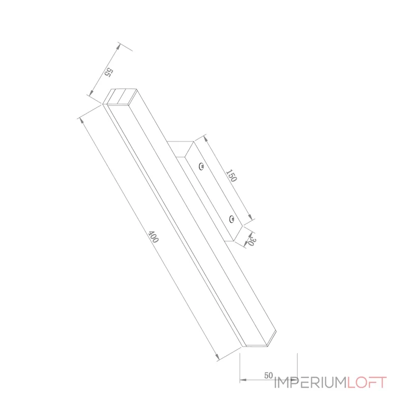 Подсветка для зеркала Maytoni Fichte MIR012WL-L9B4K Подсветка для зеркала Maytoni Fichte MIR012WL-L9B4K