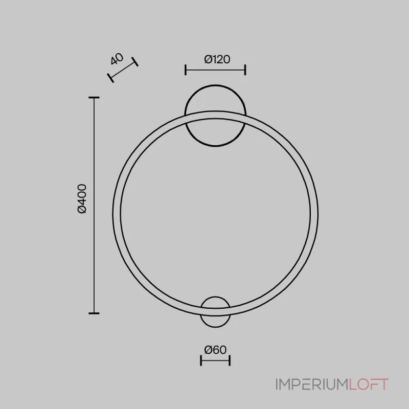 Накладной светильник Maytoni Halo MOD005WL, L24BSK Накладной светильник Maytoni Halo MOD005WL, L24BSK
