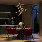 Подвесная люстра Maytoni Line MOD016PL-L96BK