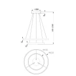 Подвесная люстра Maytoni MOD058PL-L55W4K
