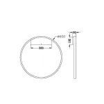 Накладной светильник Maytoni Rim MOD058WL-L35B3K