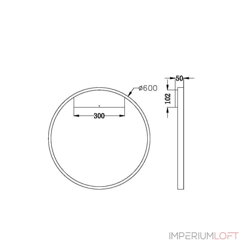 Накладной светильник Maytoni Rim MOD058WL-L35W3K