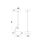 Подвесной светильник Maytoni Lens MOD072PL-L8W3K 