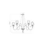 Подвесная люстра Maytoni Florero MOD078PL-09CH 