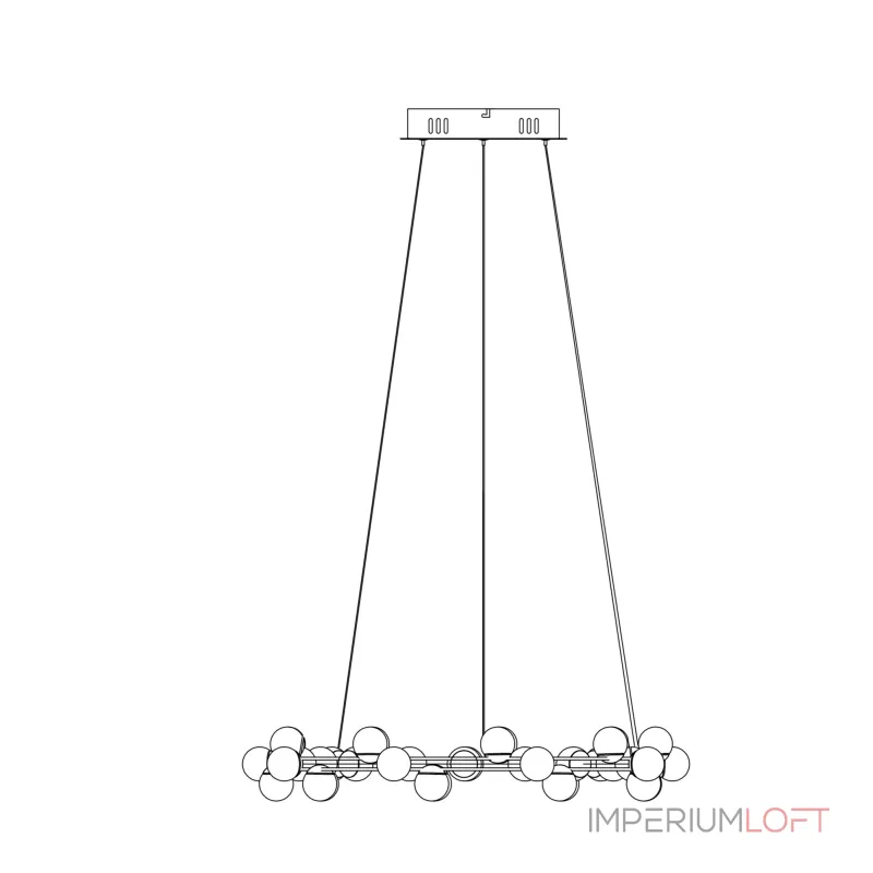 Подвесная люстра Maytoni MOD081PL-L50G3K