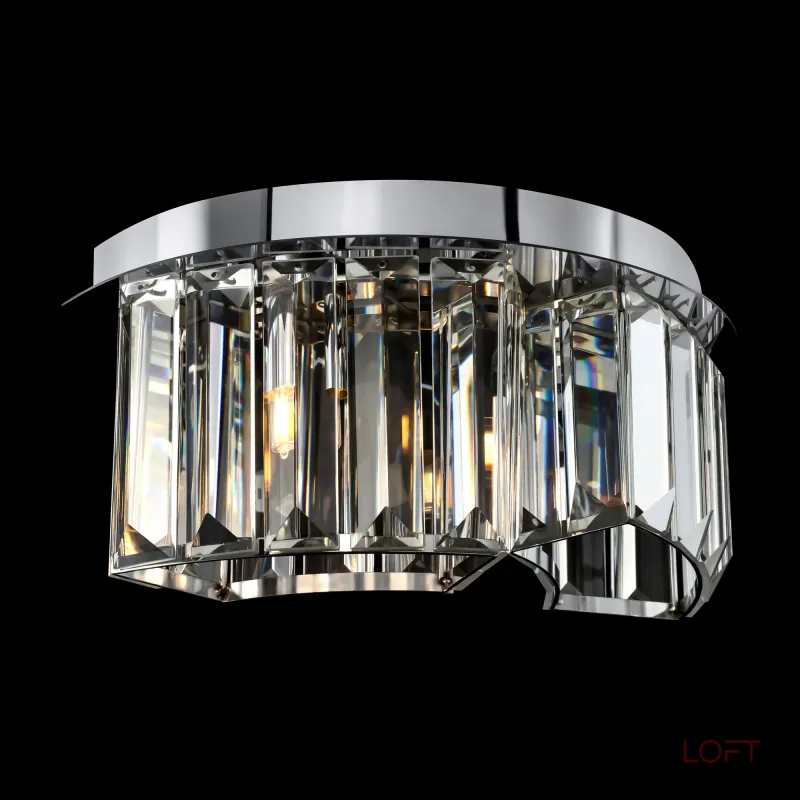 Бра Maytoni Colline MOD083WL-02CH Цвет арматуры хром Цвет плафонов прозрачный