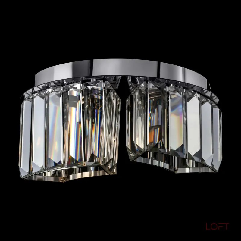 Бра Maytoni Colline MOD083WL-02CH Цвет арматуры хром Цвет плафонов прозрачный