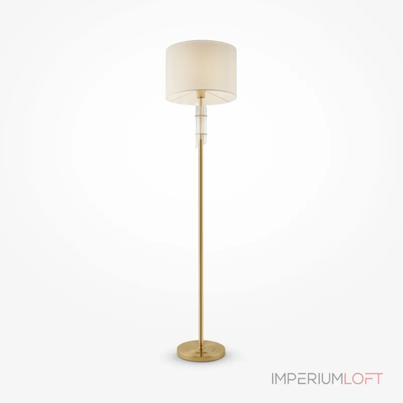 Торшер Maytoni Alloro MOD088FL-01BS Цвет арматуры латунь Цвет плафонов белый Торшер Maytoni Alloro MOD088FL-01BS Цвет арматуры латунь Цвет плафонов белый