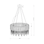 Подвесная люстра Maytoni MOD097PL-08CH