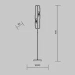 Торшер Maytoni Marmo MOD099FL-02G