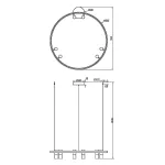 Подвесная люстра Maytoni Halo MOD102PL-L42BK