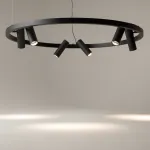 Подвесная люстра Maytoni Halo MOD102PL-L42BK