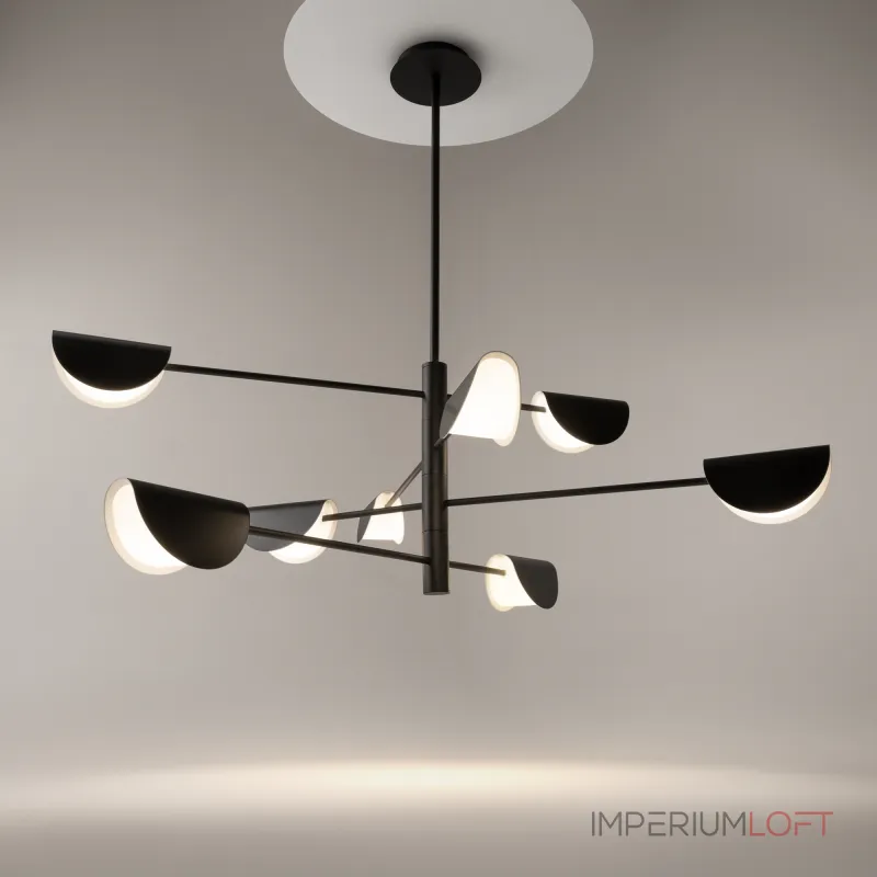 Люстра на штанге Maytoni MOD126PL-08B